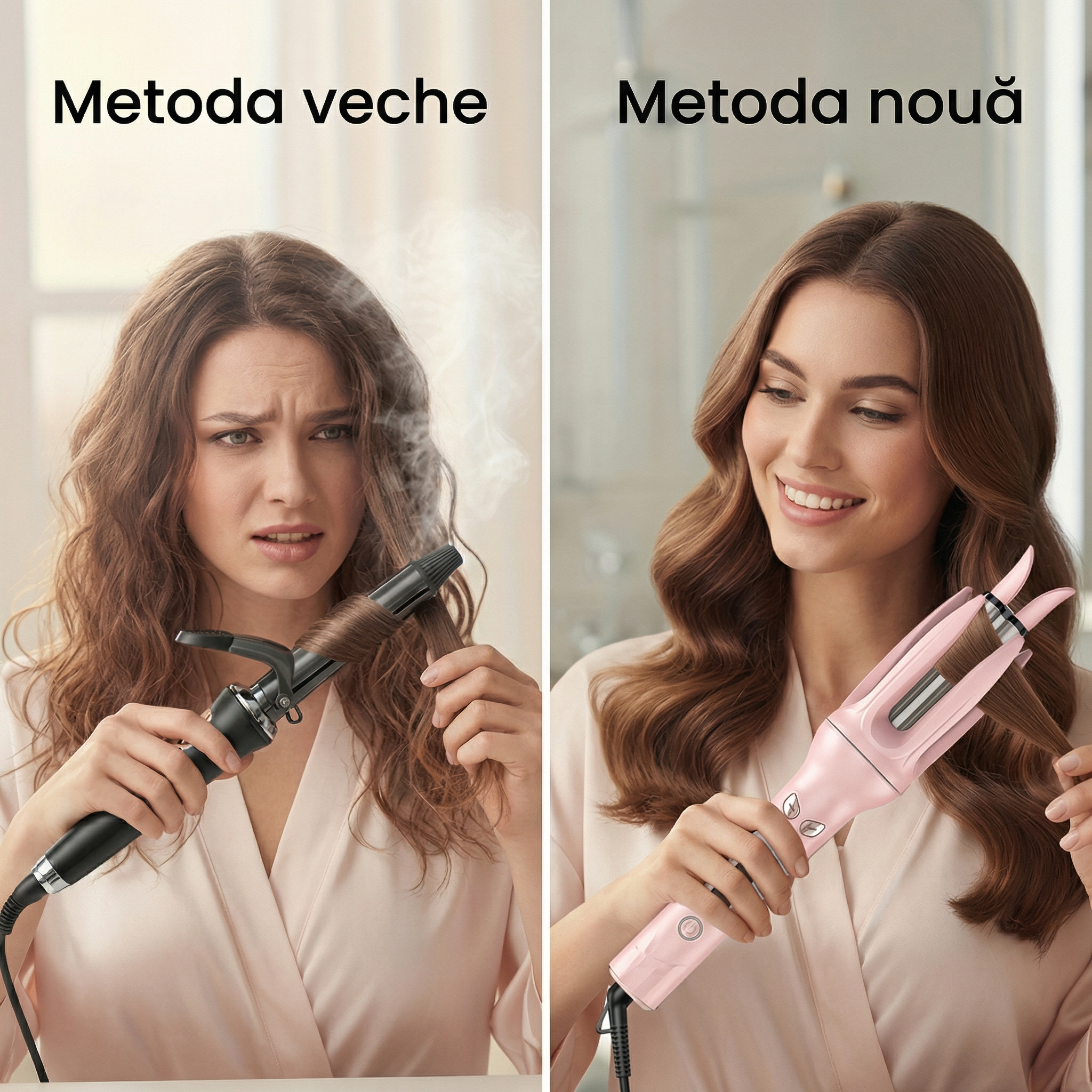 Ondulator Rotativ Anti-Încurcare și Anti-Opărire