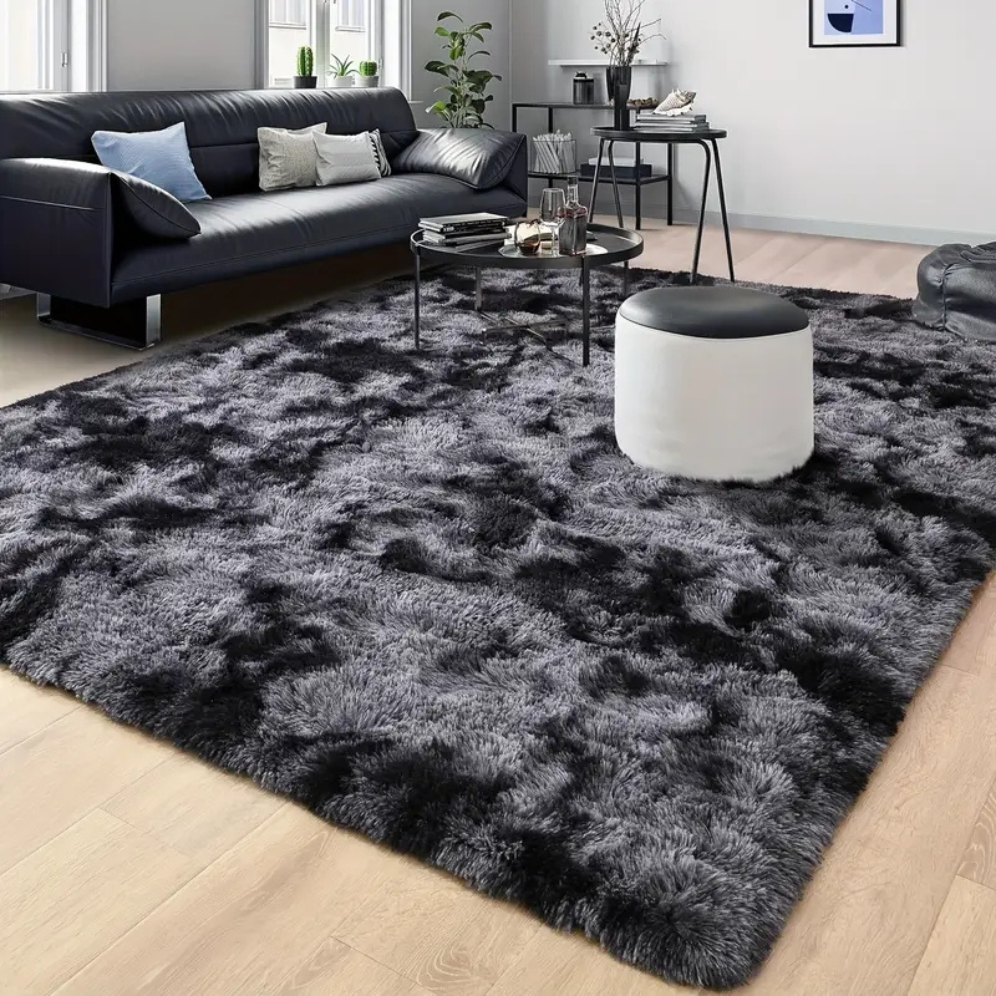 Covor Pufos Premium, Albastru 200x280cm