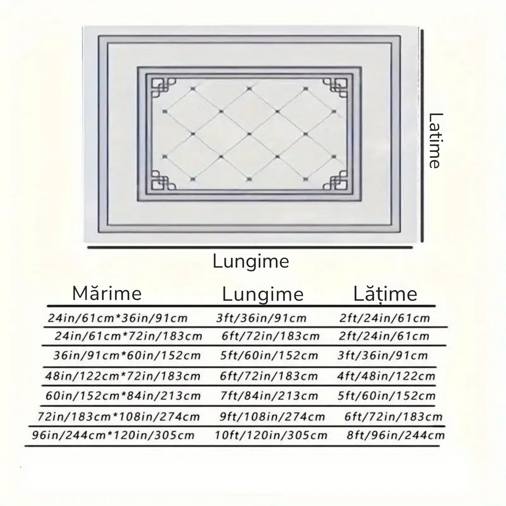 Covor Pufos Premium, Gri Închis 200x280cm