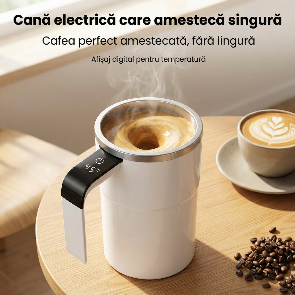 Cană Electrică cu Afișaj de Temperatură
