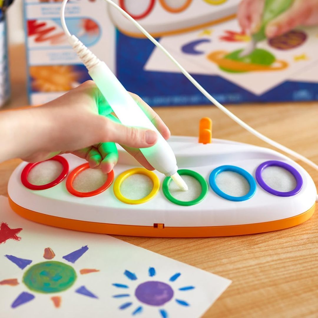 Pensula Magică cu Lumină pentru Pictură Fără Pete
