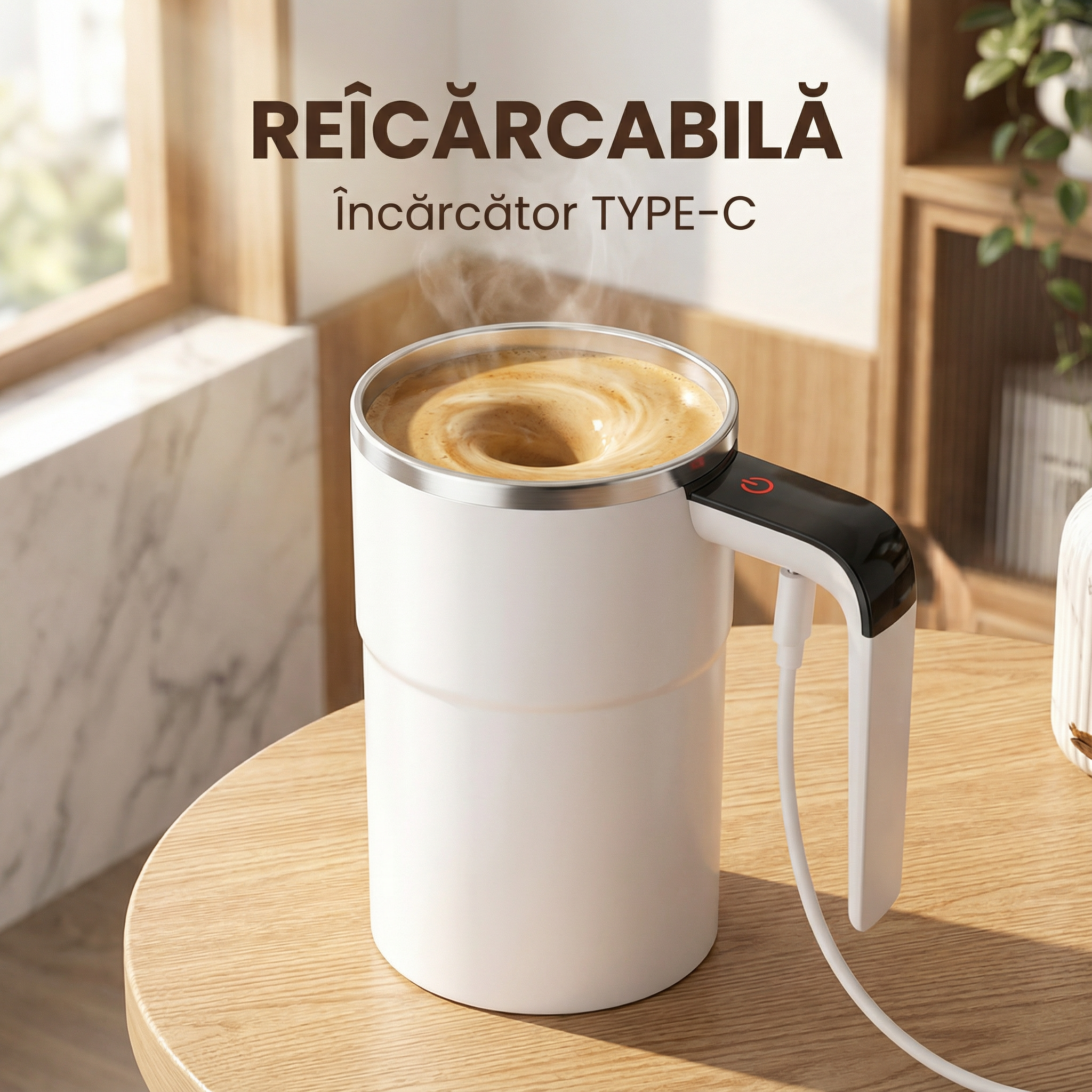 Cană Electrică cu Afișaj de Temperatură