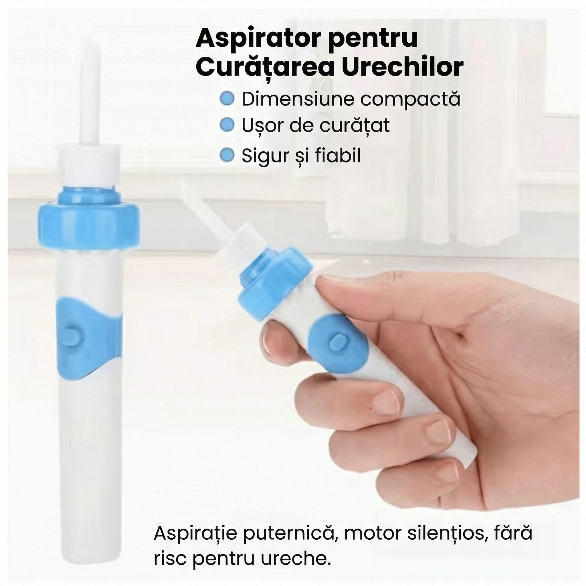 Aspirator pentru Curățarea Urechilor