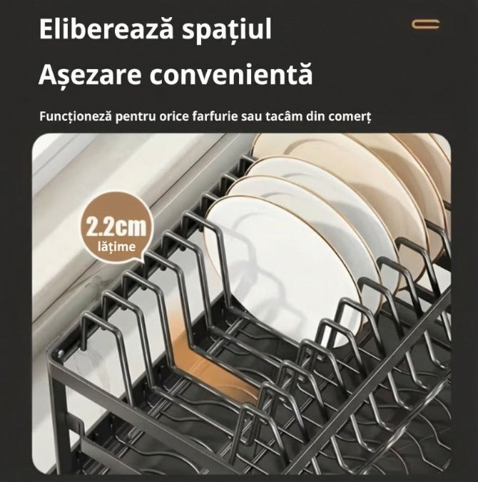 Picurator de Vase din Oțel Inoxidabil pe 2 Niveluri