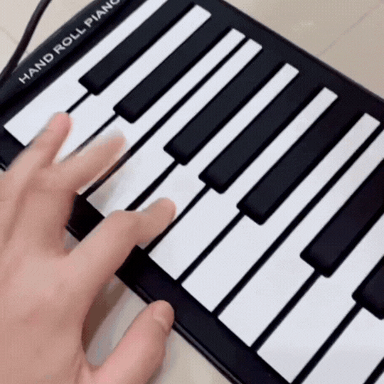 Pian Portabil cu Tastatură din Silicon