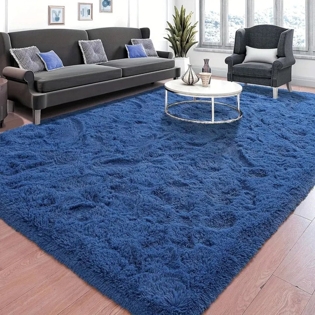 Covor Pufos Premium, Albastru 200x280cm