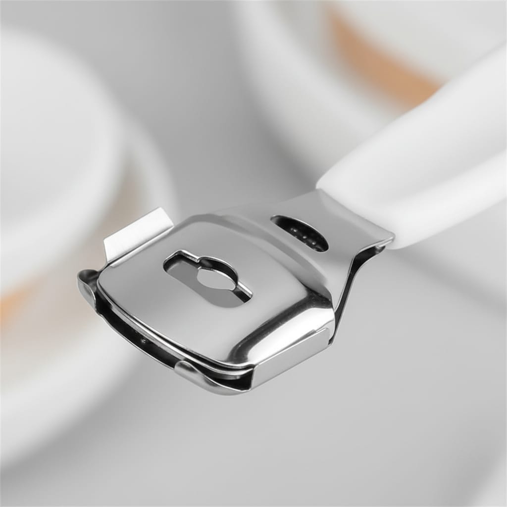 Aparat de Curățat Călcâie Metalic 14 cm cu Lame Rezerve Incluse