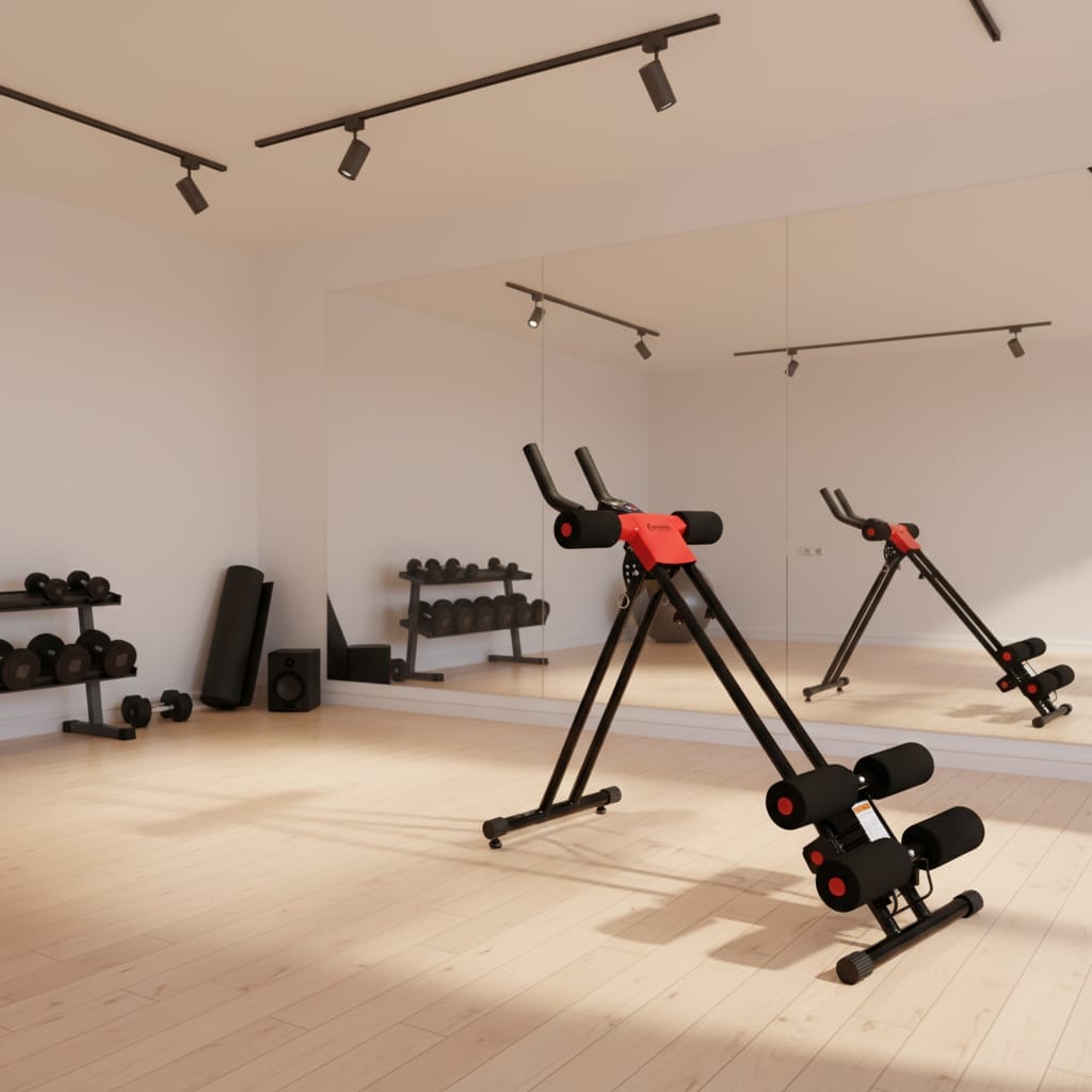 Aparat Vertical Fitness Abdomene, 5 Nivele Intensitate, Cadrul Metalic Stabil