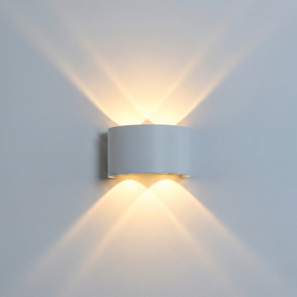 Aplica LED 4W Albă pentru Exterior, Rezistentă la Intemperii, Design Modern