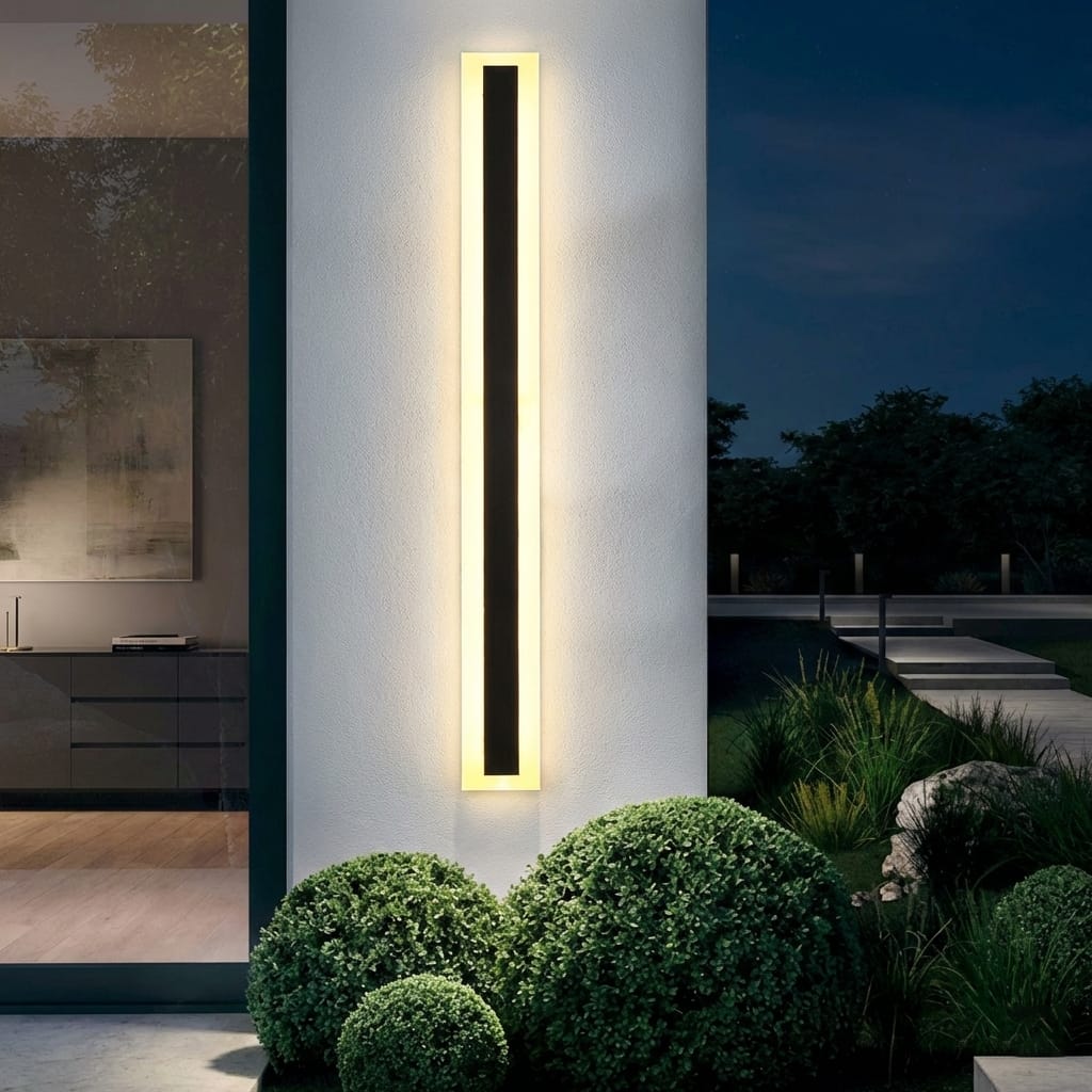 Aplica LED de exterior IP65 120cm, 220V, pentru iluminat curte si fatada