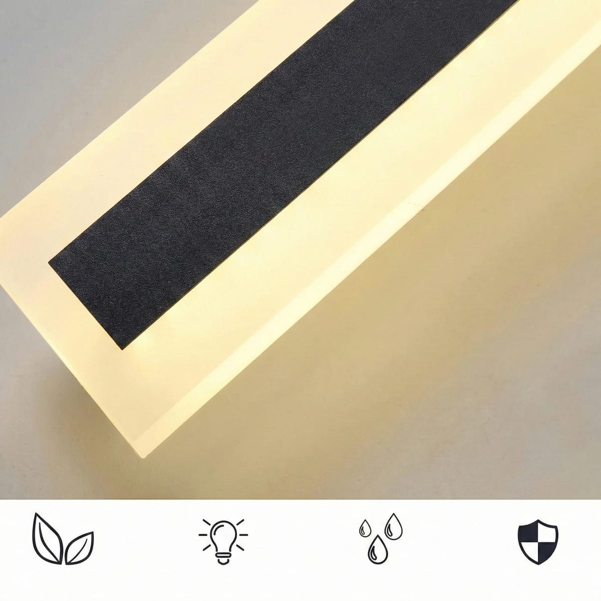 Aplica LED de exterior IP65 120cm, 220V, pentru iluminat curte si fatada