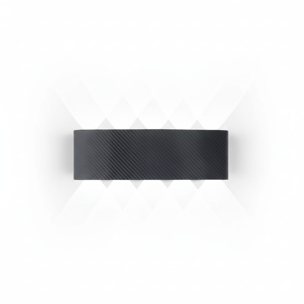 Aplica perete exterior LED 10W, neagra, lumina alb rece
