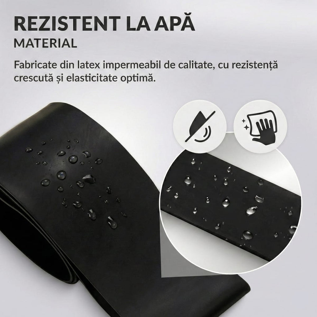 Banda Elastica Fitness Mini Power Band, 1.2 mm, Rezistenta Mare (15-20 kg)