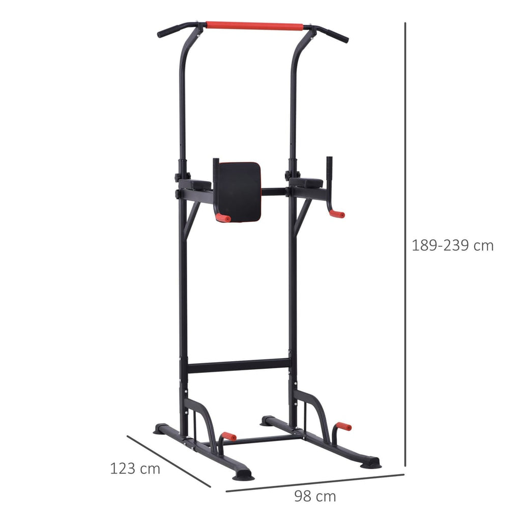 Bara de Tractiuni si Statie Fitness Multifunctionala – Inaltime Reglabila, 120 kg