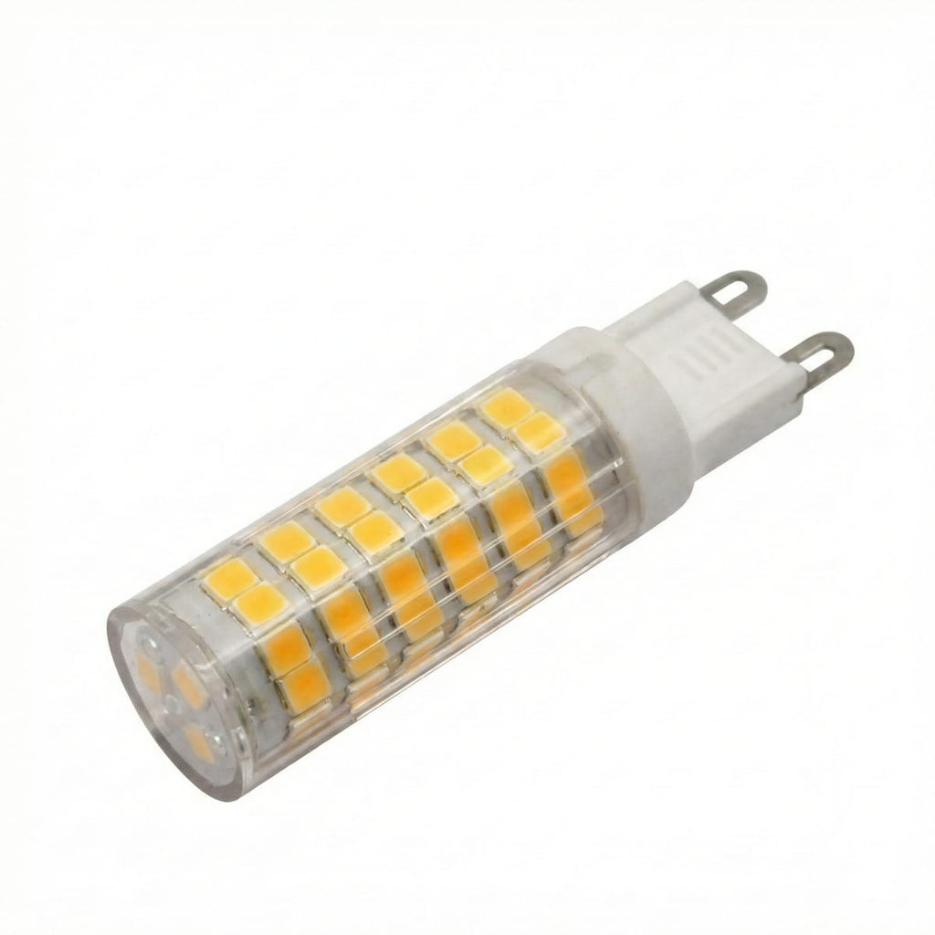 Bec LED G9, 9W, Corp Ceramic, echivalent 60W, ALB rece