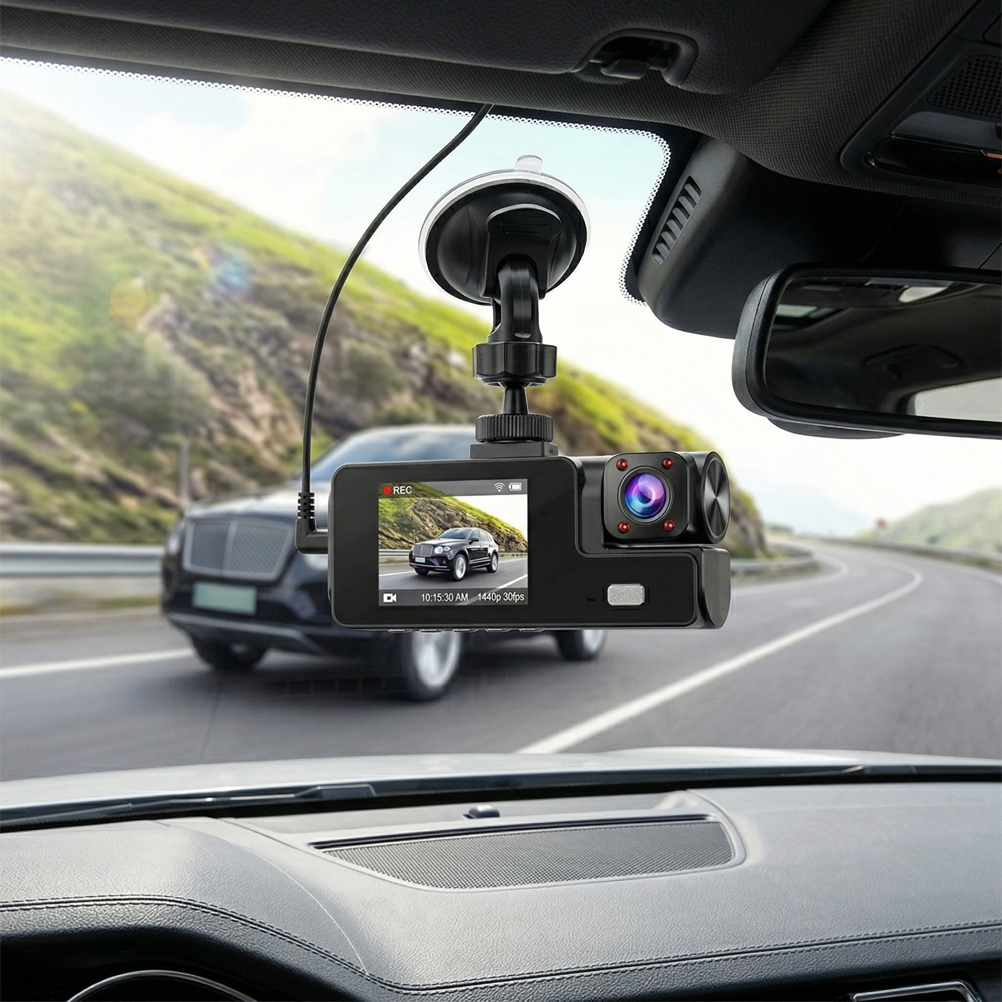 Camera auto DVR fata-spate Full HD 1080p