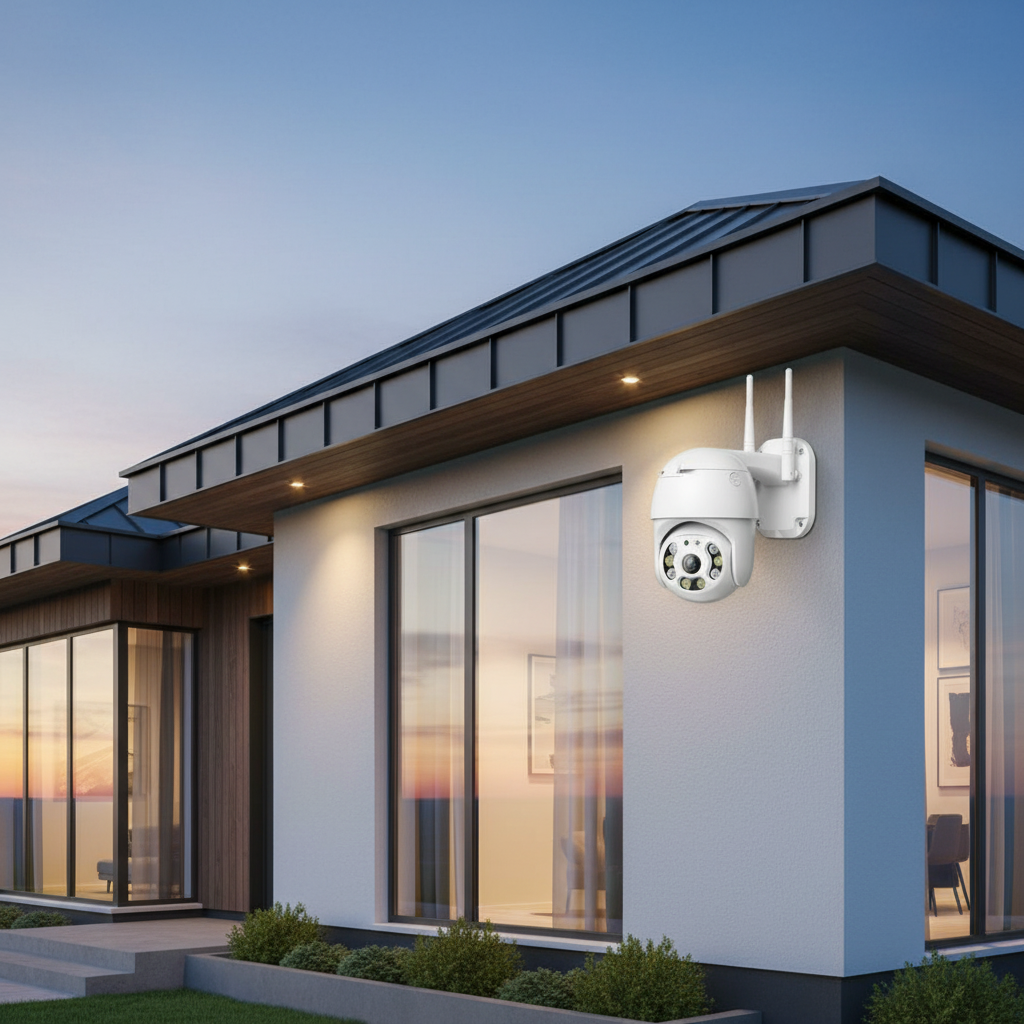 Camera de supraveghere WiFi Full HD, 2MP / 3MP, vedere color noaptea, rotire 360°