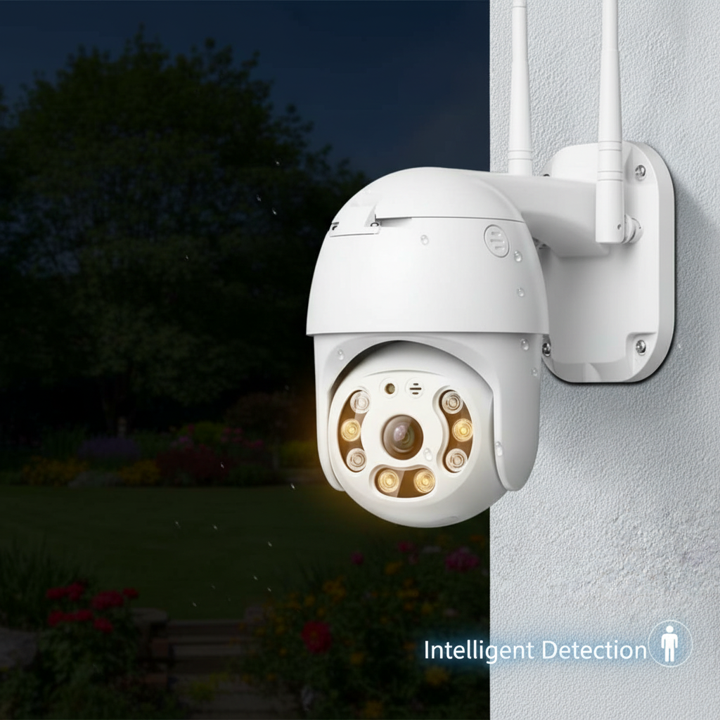 Camera de supraveghere WiFi Full HD, 2MP / 3MP, vedere color noaptea, rotire 360°