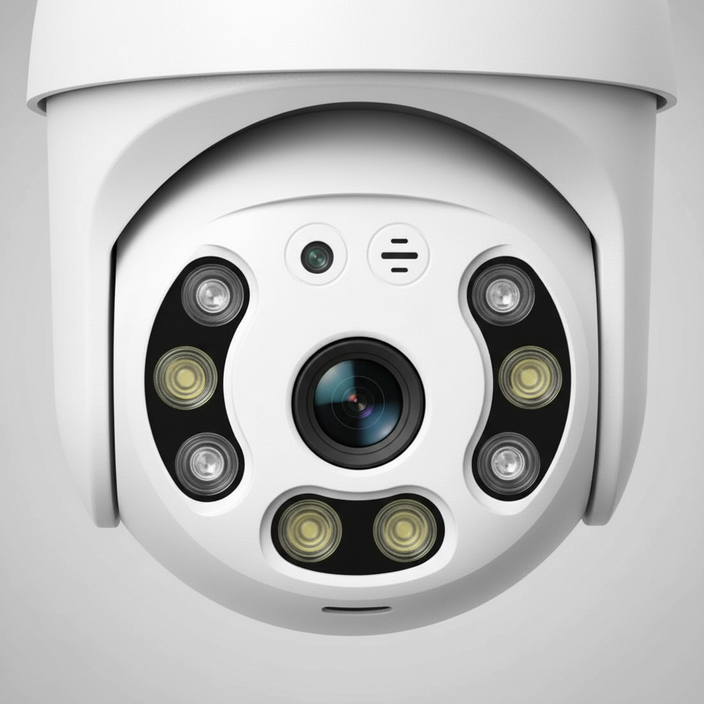 Camera de supraveghere WiFi Full HD, 2MP / 3MP, vedere color noaptea, rotire 360°