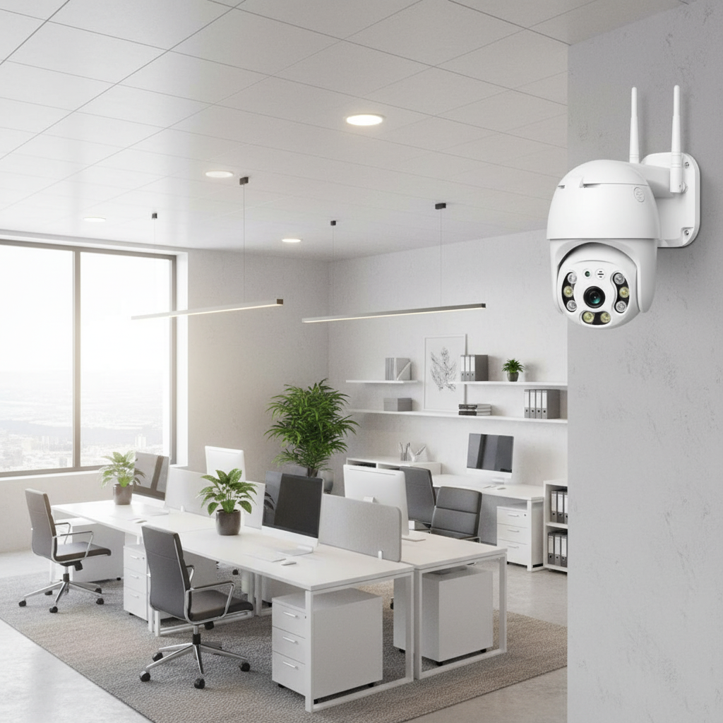 Camera de supraveghere WiFi Full HD, 2MP / 3MP, vedere color noaptea, rotire 360°