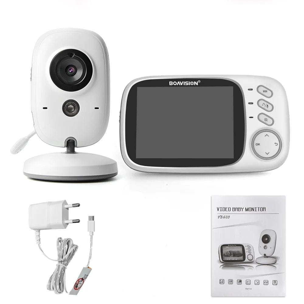 Camera supraveghere bebelusi, baby monitor wireless, senzor temperatura