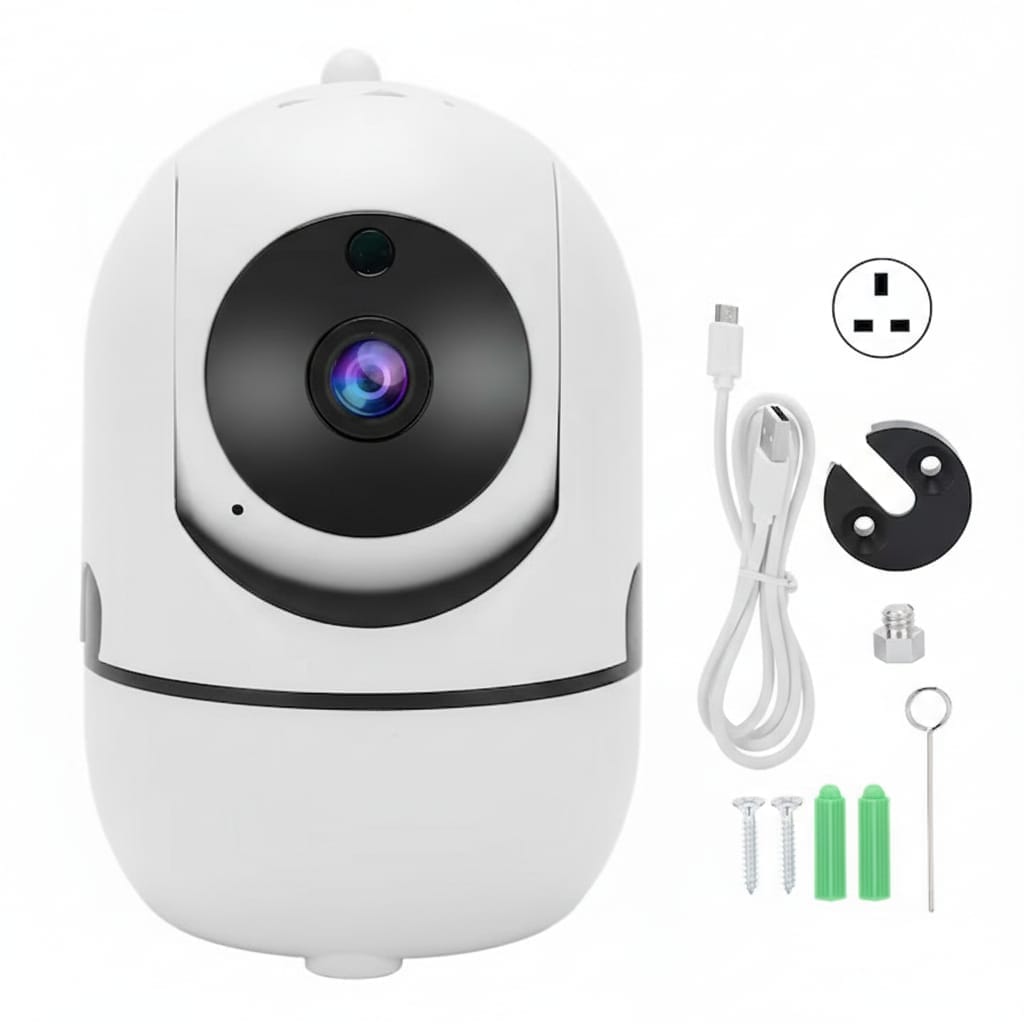 Cameră Video Wi-Fi HD pentru Supraveghere Bebeluși, Bidirecțională, Night Vision