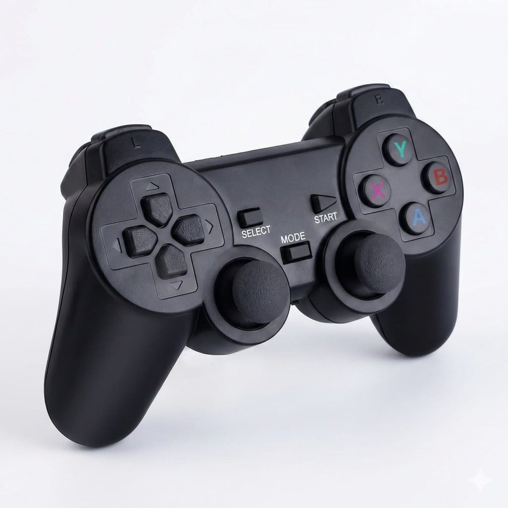 Consola jocuri retro Full HD, cu 2 controllere wireless 2,4G si iesire HDMI