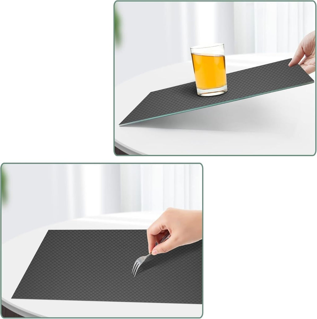 Covoras antiderapant pentru frigider, din EVA, impermeabil, 50×300 cm, gri