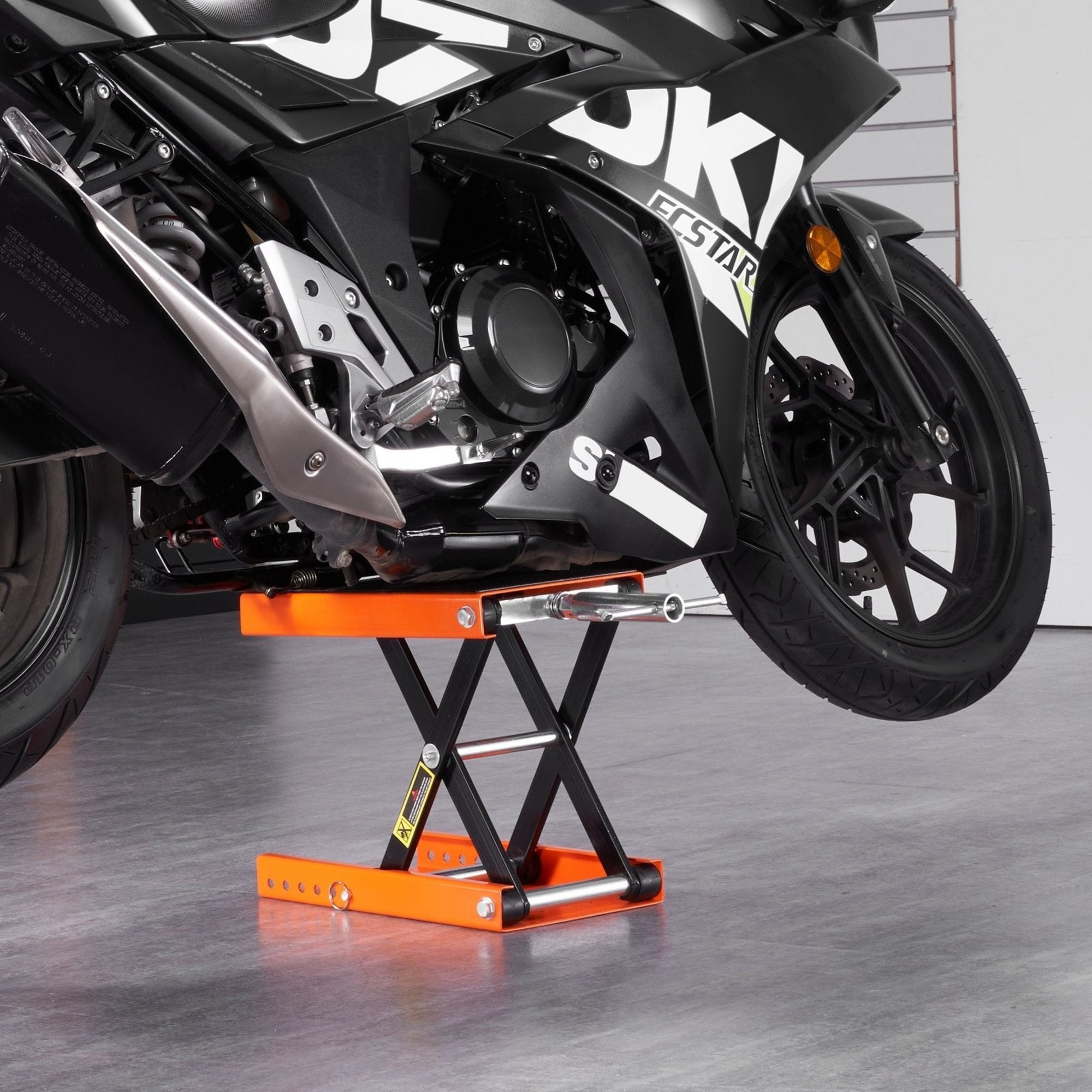 Cric Tip Foarfeca pentru Motociclete Si ATV-uri – Capacitate 500 kg, Platforma Lata
