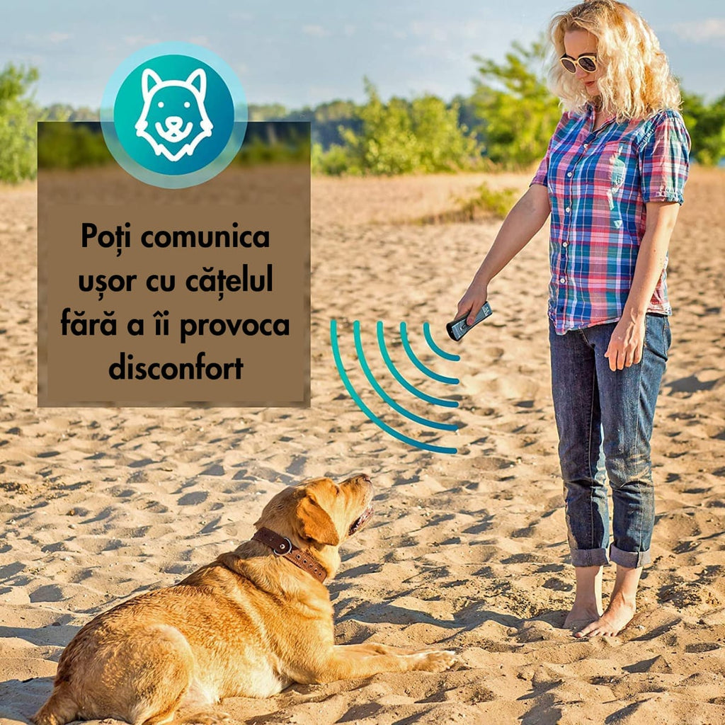 Dispozitiv Portabil cu Ultrasunete pentru Alungat Cainii Agresivi