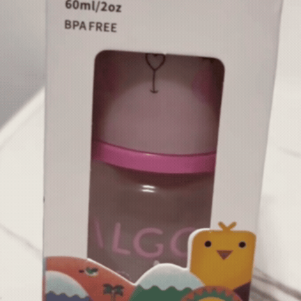 Biberon cu Gât Lat și Gură Largă pentru Bebeluși , 60 ml, pentru 0-3 Luni