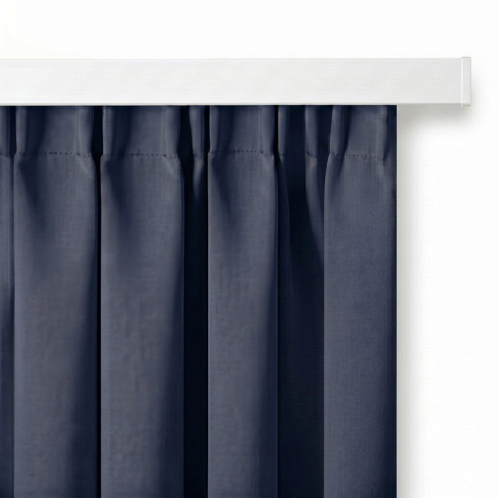 Draperie Blackout cu rejansa Albastru Indigo 140x262 cm – Opacitate 90%