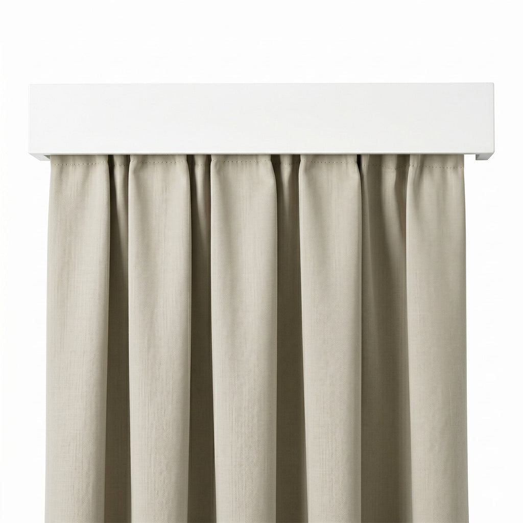 Draperie Blackout cu rejansa Crem 140x244 cm – Opacitate 90%