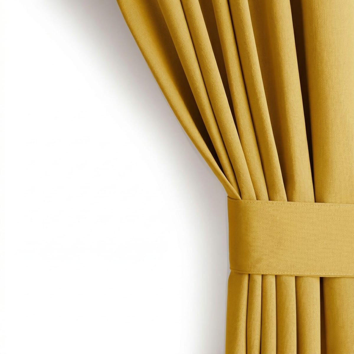 Draperie Blackout cu rejansa Galben Mustar 140x244 cm – Opacitate 90%