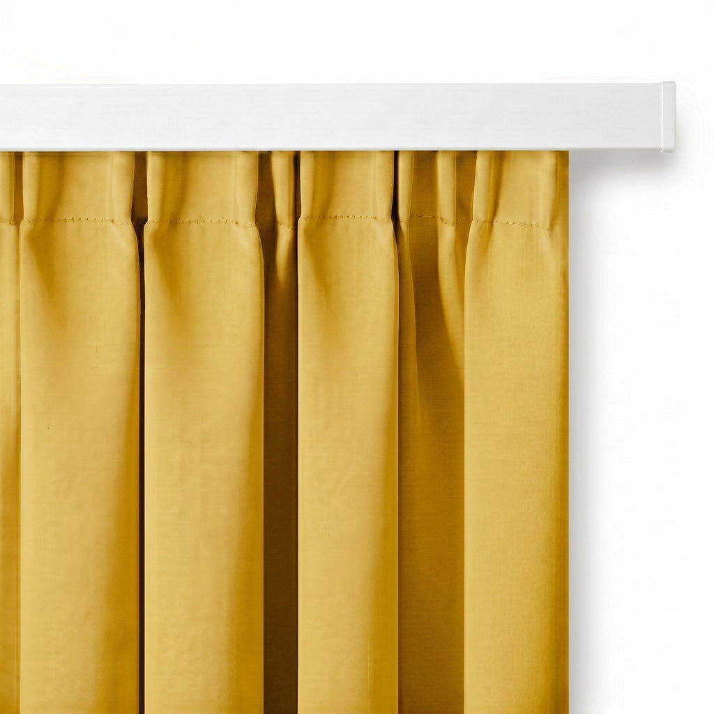 Draperie Blackout cu rejansa Galben Mustar 140x262 cm – Opacitate 90%