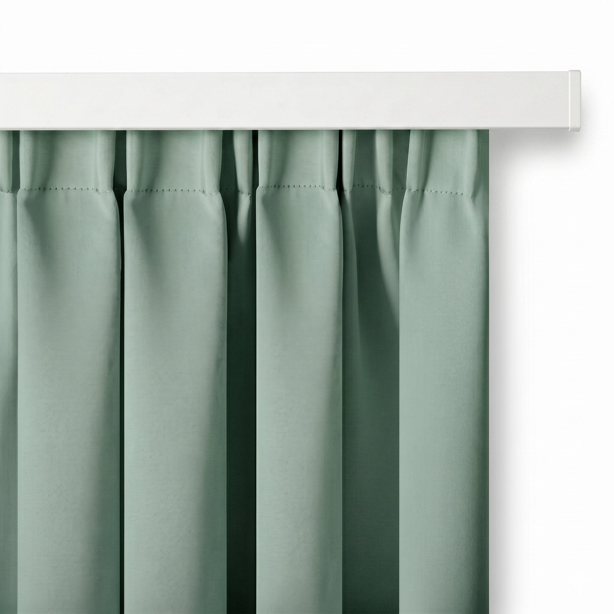 Draperie Blackout cu rejansa Verde Menta 140x262 cm – Opacitate 90%