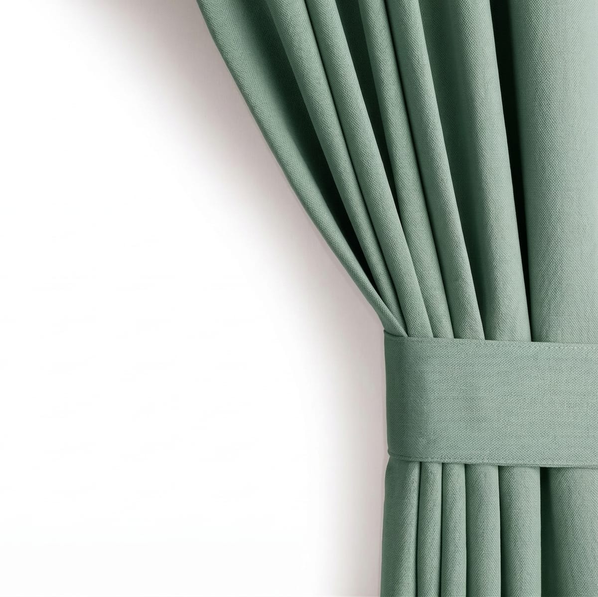 Draperie Blackout cu rejansa Verde Menta 140x262 cm – Opacitate 90%
