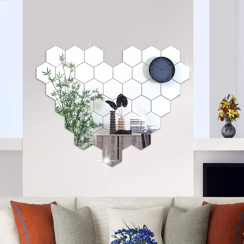 Set 20 Oglinzi Acrilice Autoadezive Decorative
