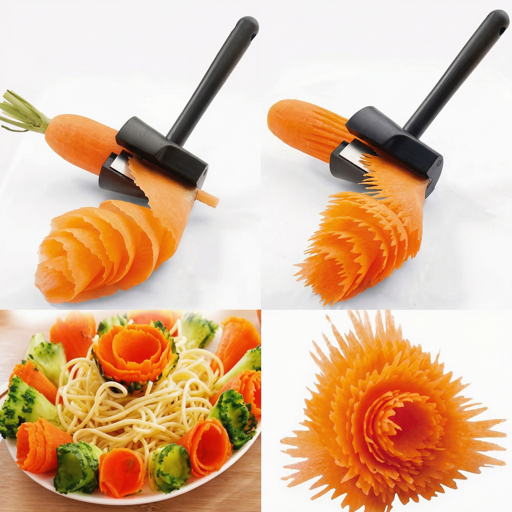 Feliator Spiralat Multifuncțional pentru Decorarea Legumelor