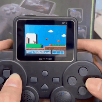 Consolă Portabilă Retro Cu 520 De Jocuri Clasice, Baterie Reîncărcabilă Și Cablu TV