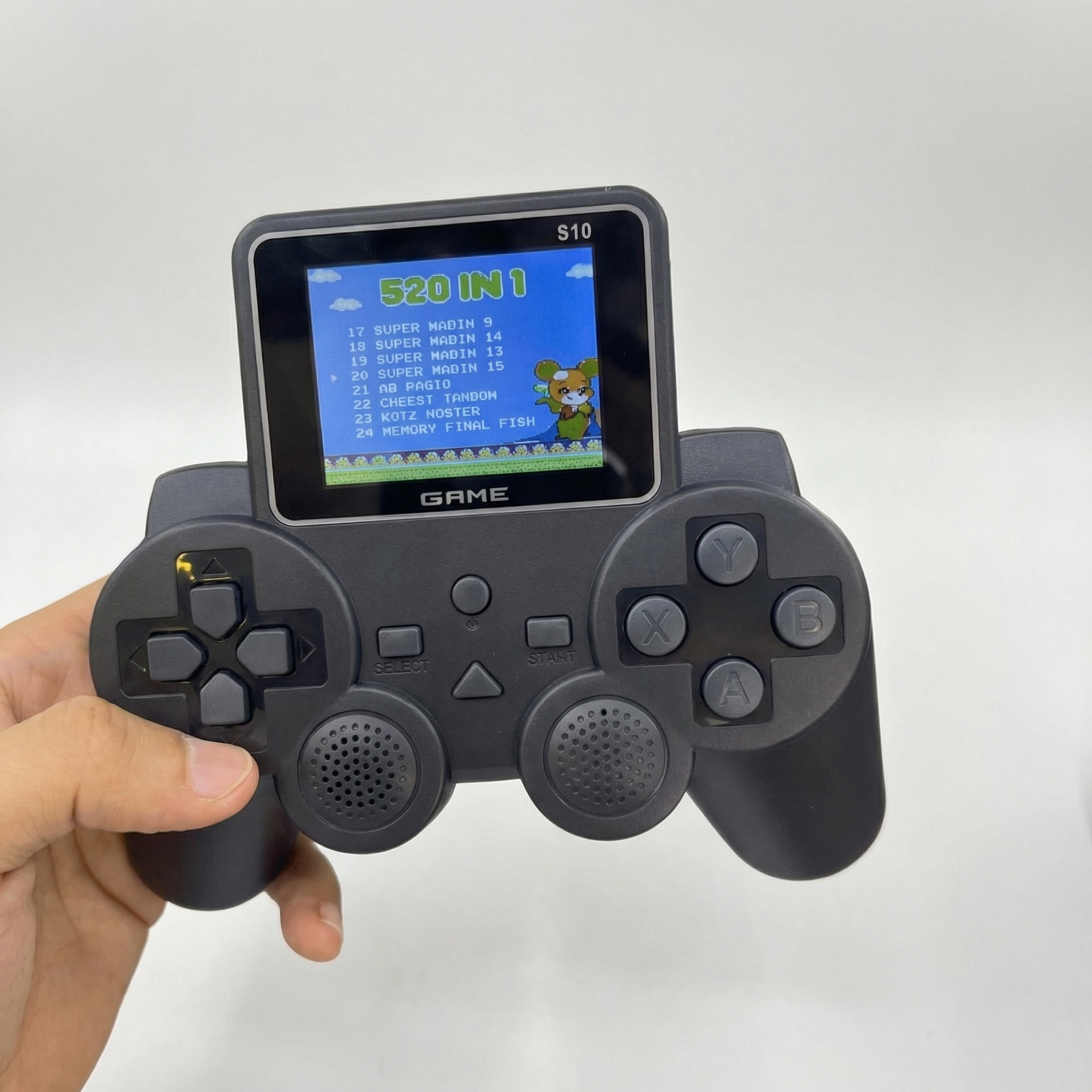 Consolă Portabilă Retro Cu 520 De Jocuri Clasice, Baterie Reîncărcabilă Și Cablu TV