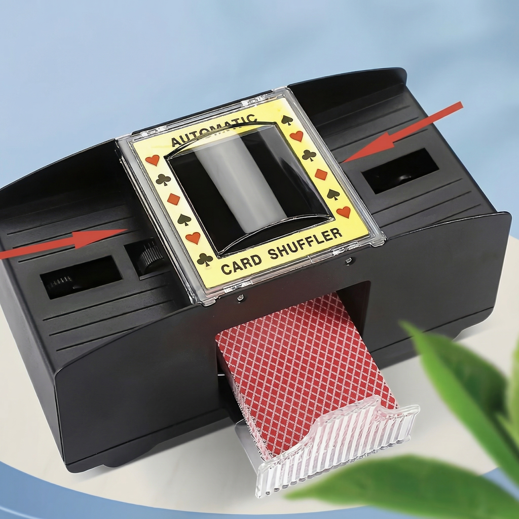 Mașină Automată Electrică de Amestecat Cărți cu Două Sloturi