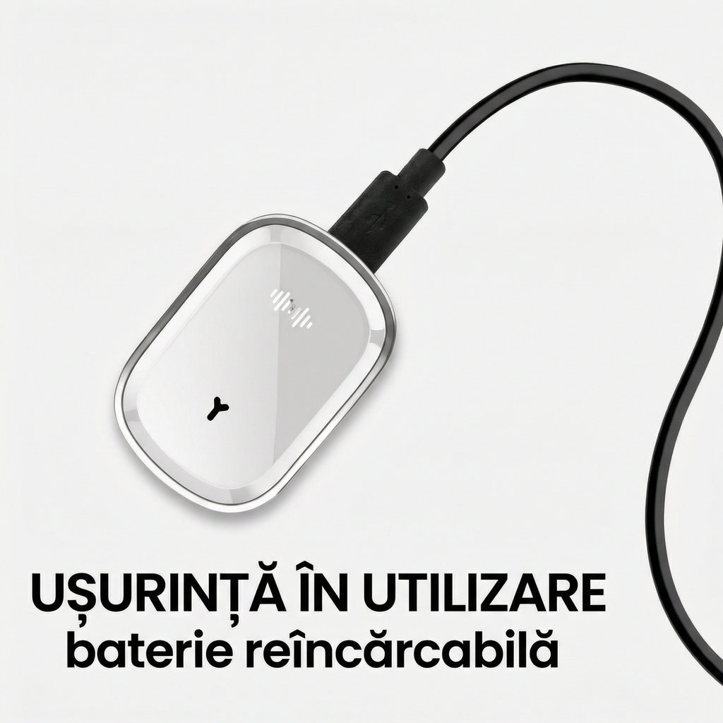 Brățară cu Ultrasunete Împotriva Țânțarilor cu Efect Repelent și Funcție de Ceas