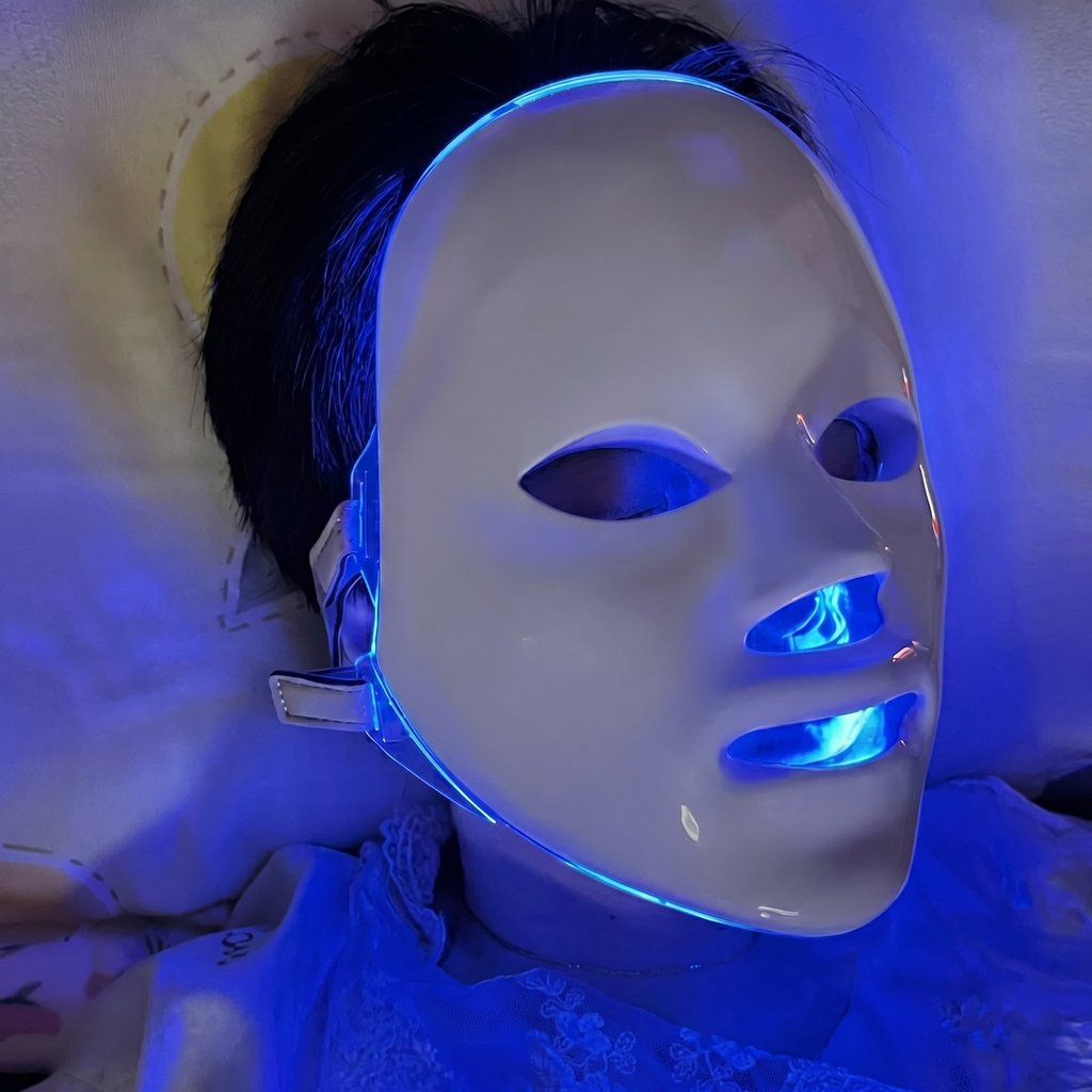 Masca Facială cu LED cu 7 Culori