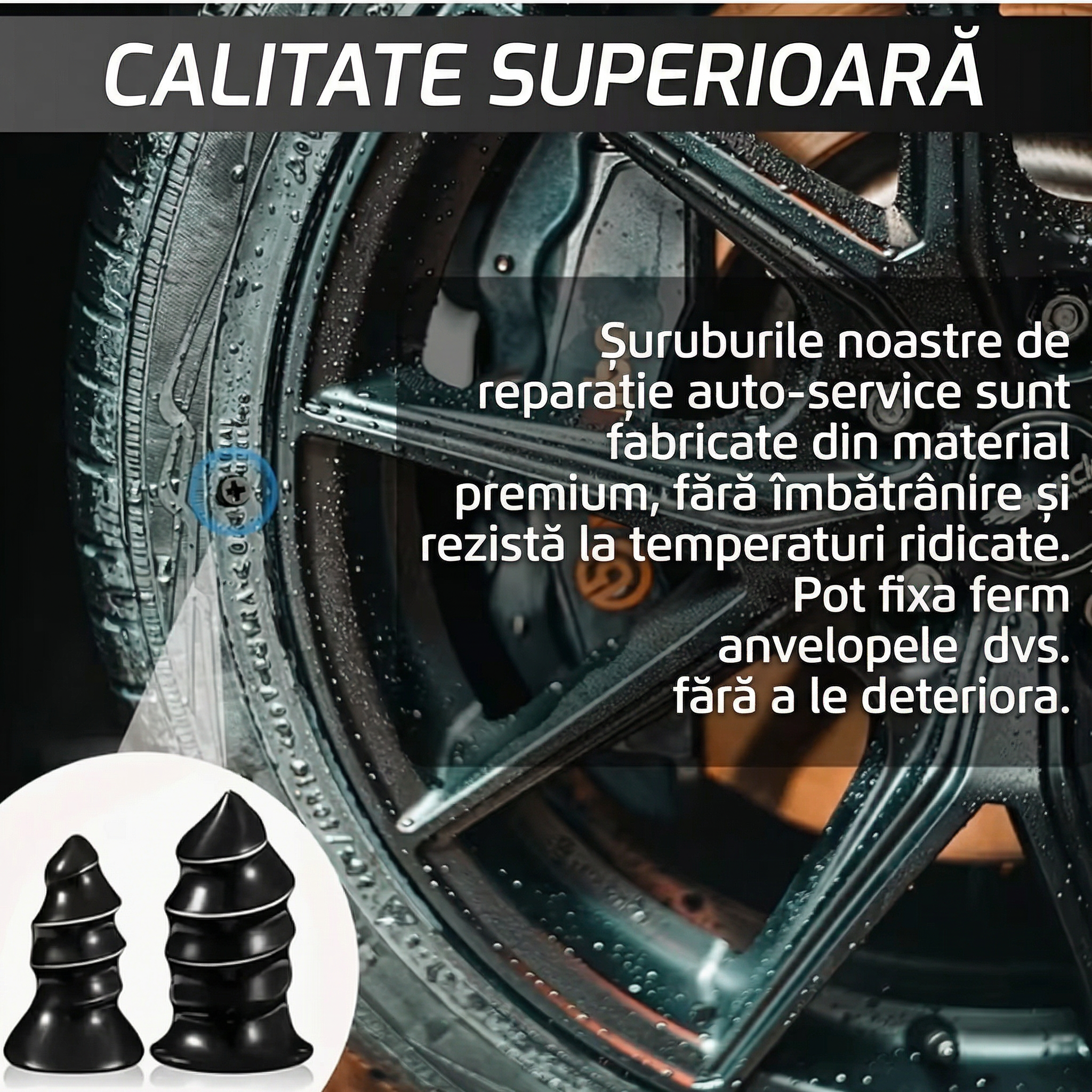 Set Cuie de Reparație pentru Anvelope