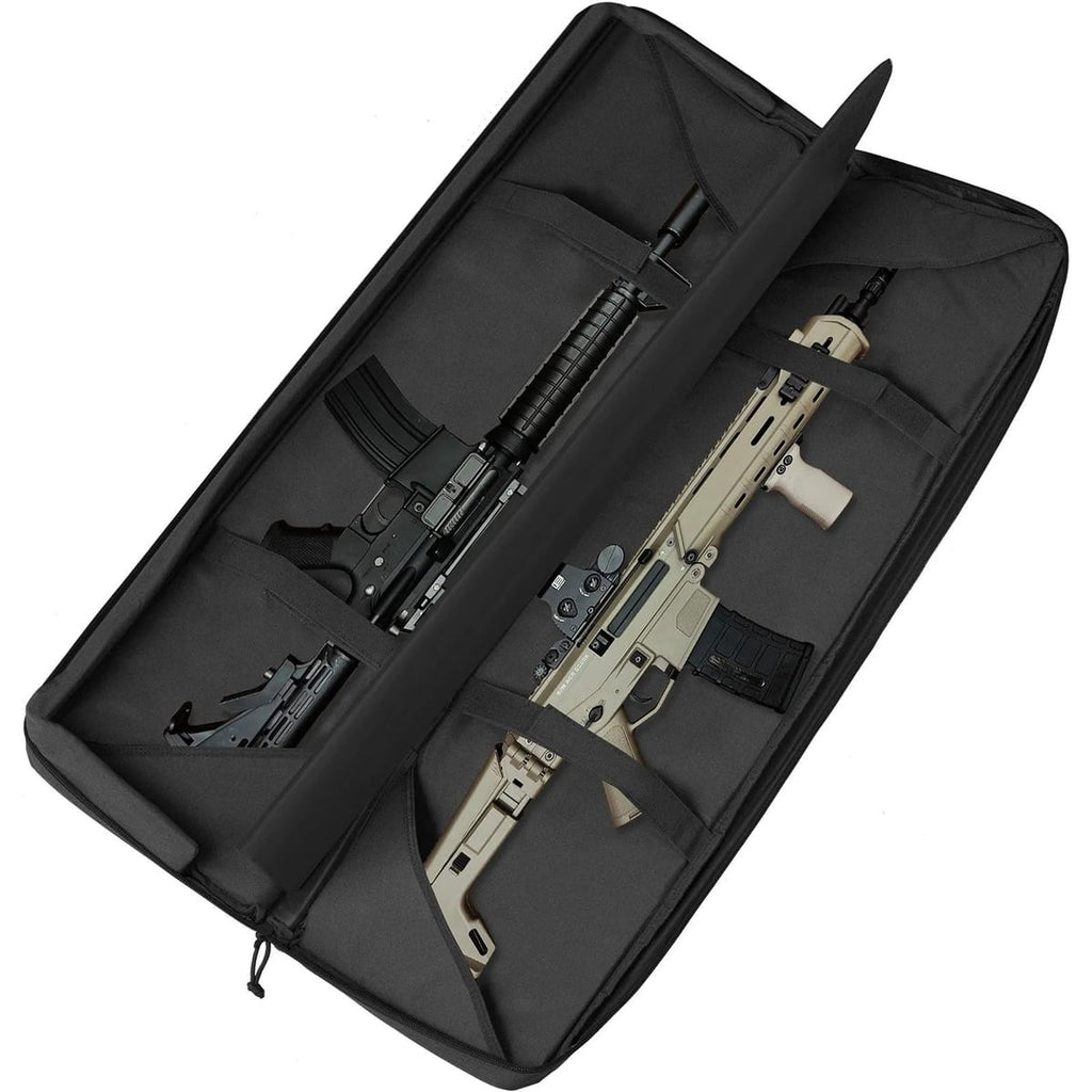 Geanta Dubla cu suport pentru arma/pusca  – 106 cm, Protectie EVA si Sistem Molle