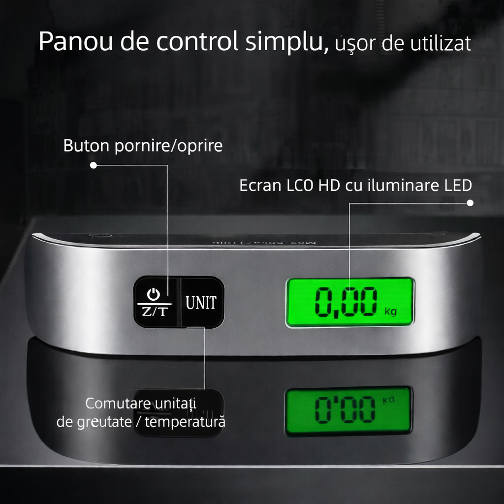 Cântar Digital de Precizie pentru Bagaje