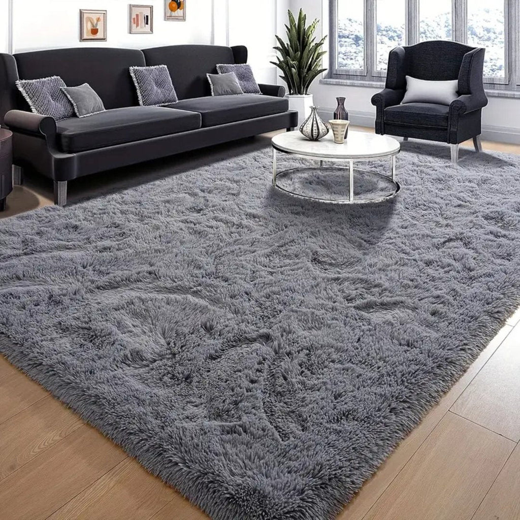 Covor Pufos Premium, Gri Închis 200x280cm