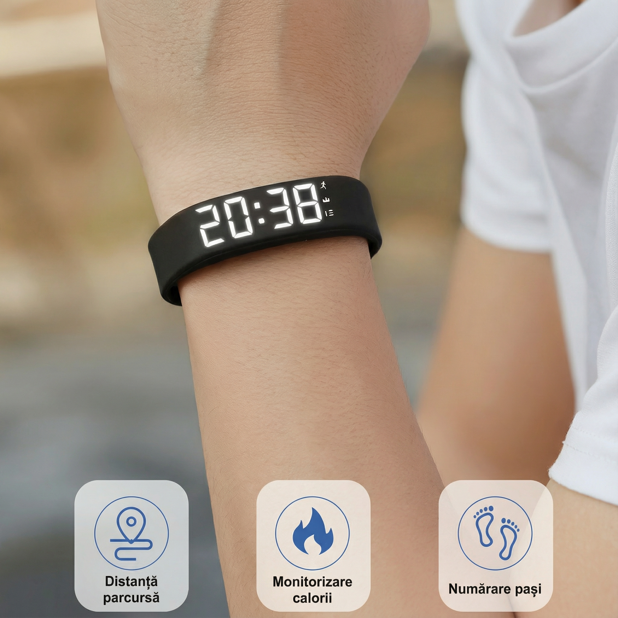 Ceas Electronic Unisex Multifuncțional