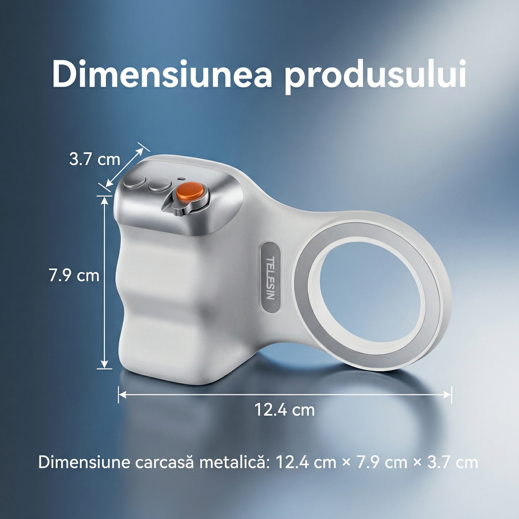 Suport pentru Telefon cu Rotire Magnetică de 360º